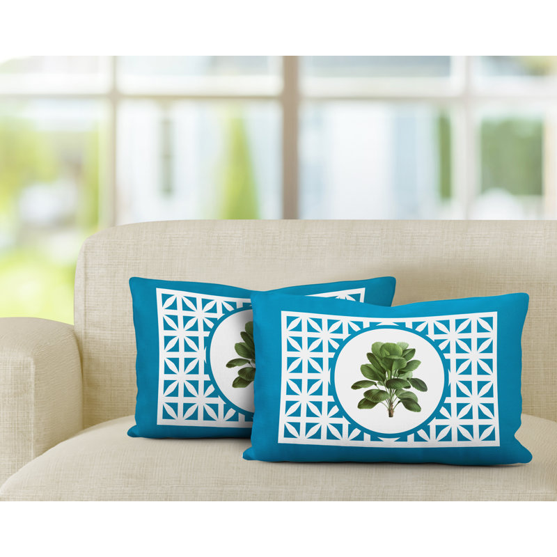  Coussin intérieur / extérieur Lumbar, Turquoise