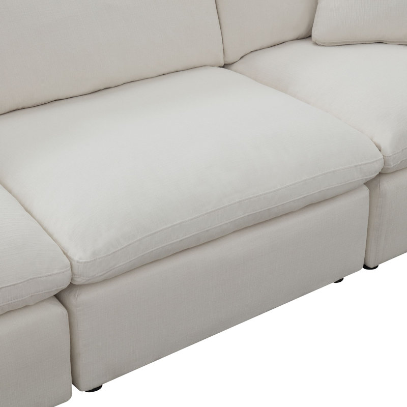 Canapé modulaire Ensley, Coton