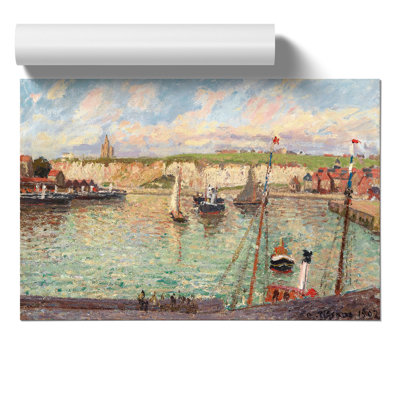 Dieppe Port by Camille Pissarro - Frameless Print