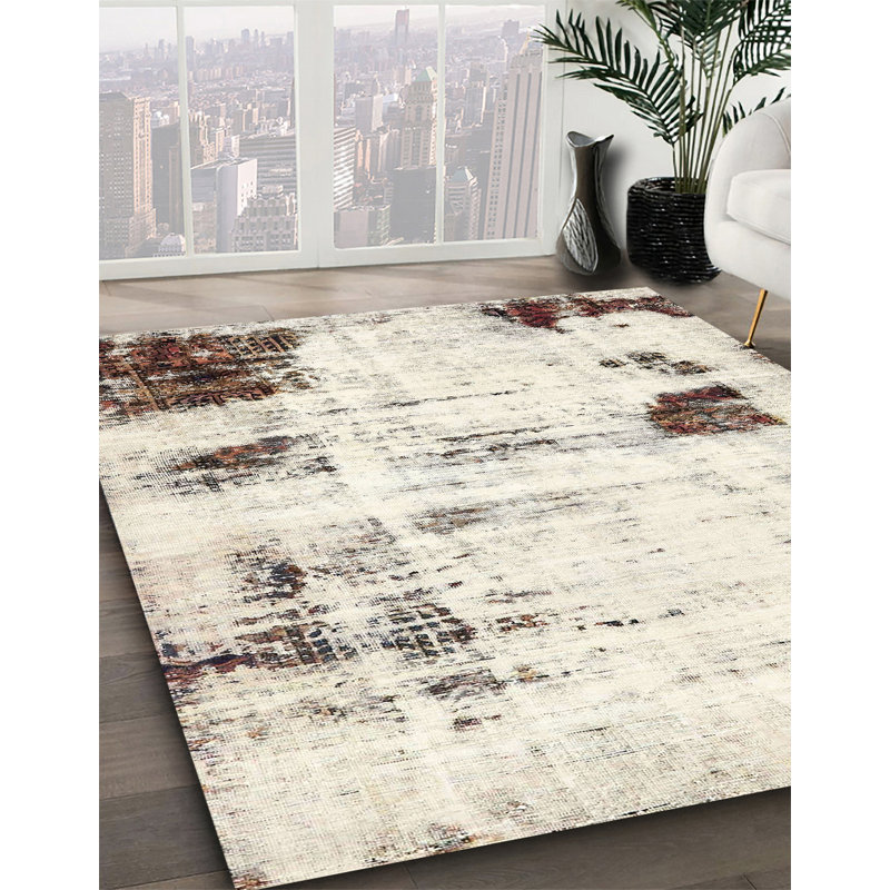 Tapis abstrait moderne 5604, Carré 8 pi