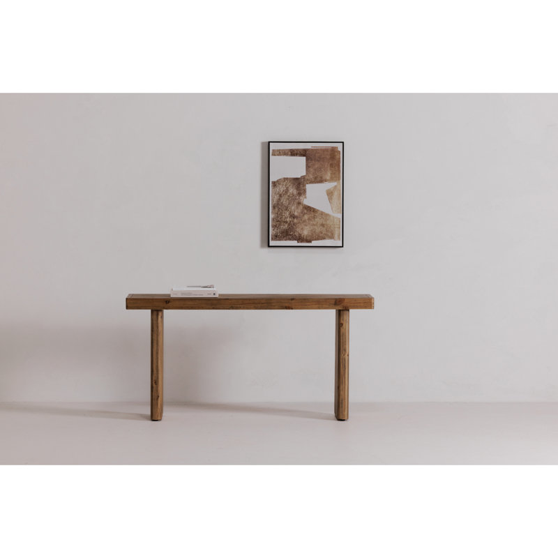 Monterey 60'' W Solid Wood Console Table, Aged Brown