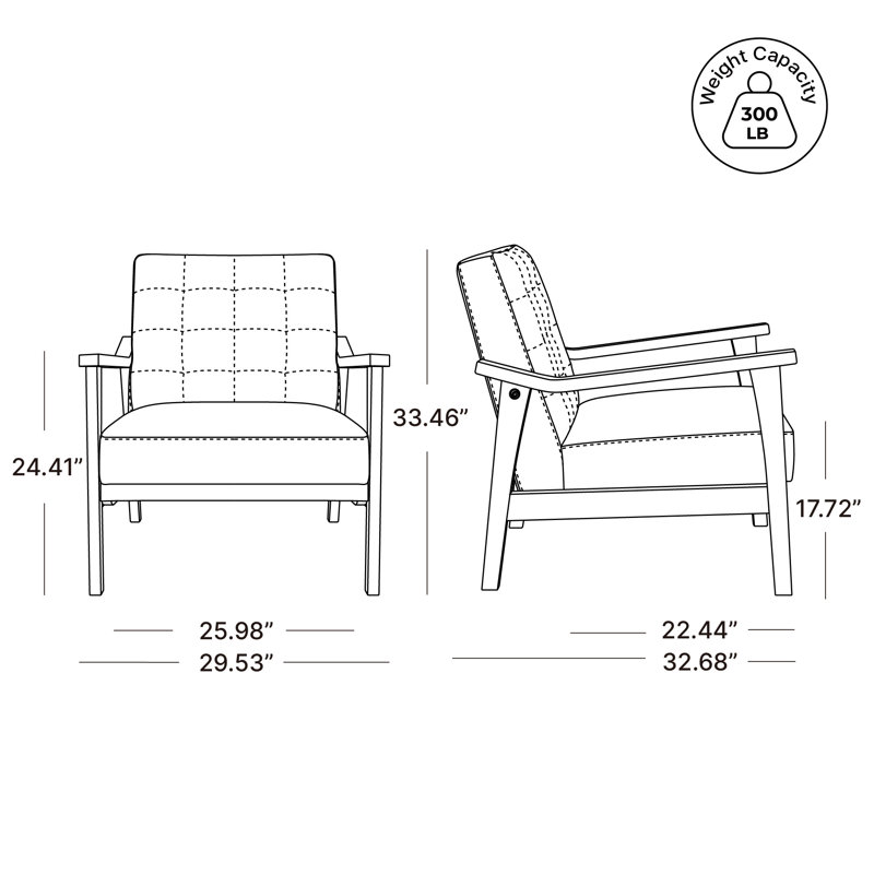 Fauteuil rembourré, Chameau