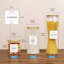 5 Pcs Glass Food Storage Containers With 132 Pantry Labels Preprinted - Thicken(3Mm) Jars Airtight Bamboo Lid Stackable Kitchen Canisters Set