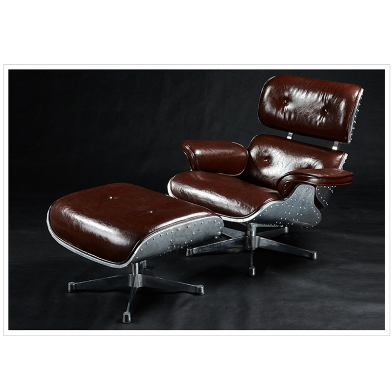 Fauteuil inclinable pivotant de 33,86 po en aluminium
