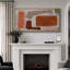 Impression sur toile encadrée orange et brun-107118453-111666036