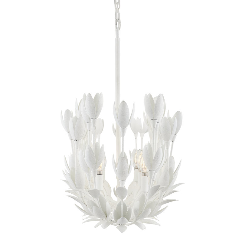 Hinkley Flora Linear Chandelier, Textured Plaster