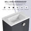 Meuble-lavabo simple 28 po avec plateau en céramique Germina-1952649513-1984719915