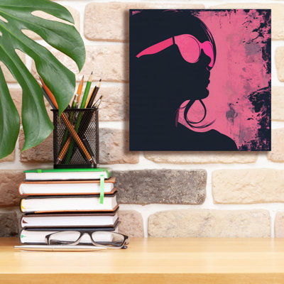 «Pink Lady» par Andreas Magnusson, art mural sur toile