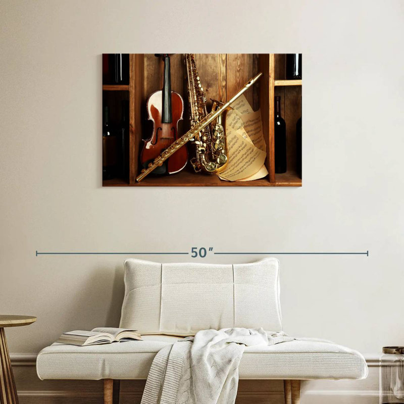 Abarca, instruments de musique classique, H 24 po x l 36 po
