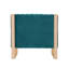 Trillium Mid-Century Modern Velvet Upholstered Accent Armchair in Teal-28476233