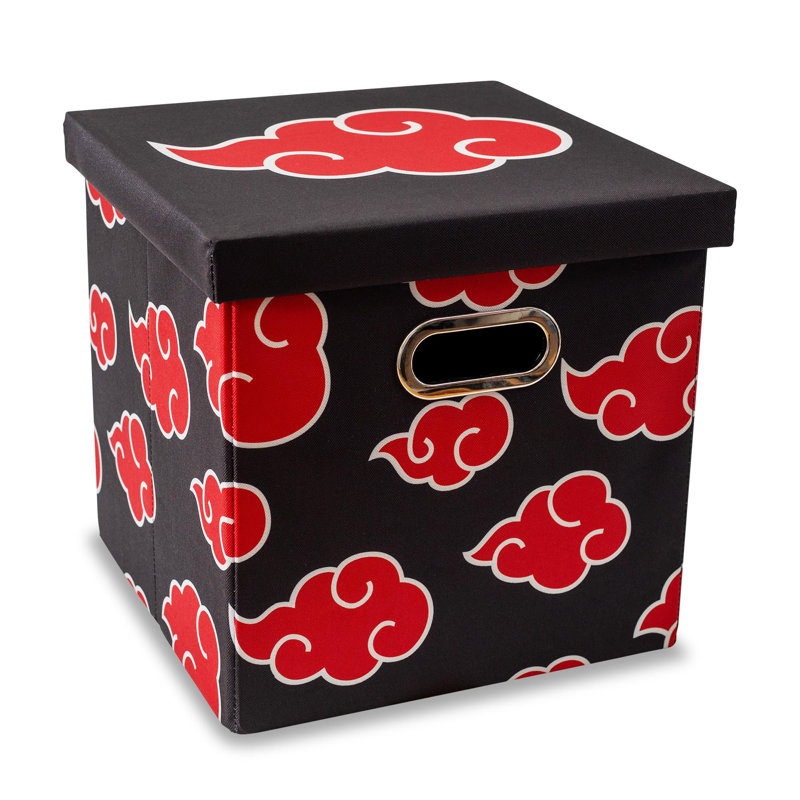 Bac de rangement Naruto Shippuden Akatsuki de 13 pouces avec couvercle