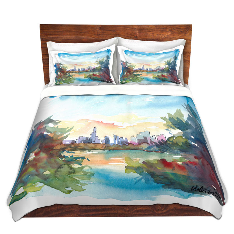 Ensemble de housse de couette en microfibre DiaNoche par Markus Bleichner - Central Park View 2