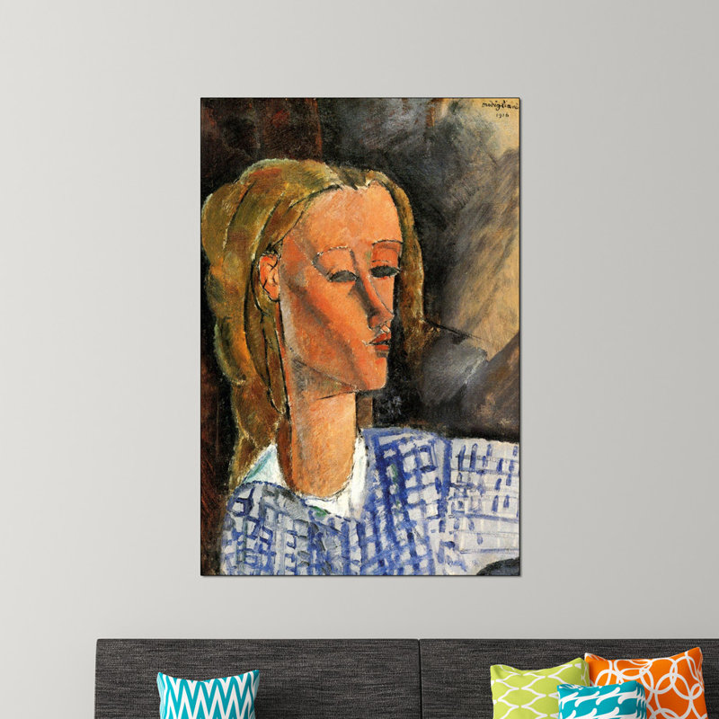 Modigliani Amedeo - Wrapped Canvas Painting, 135cm H x 90cm W x 1.8cm D