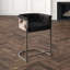 Calvin Upholstered Stool with Metal Frame