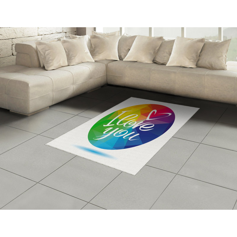 Tapis décoratif Pride, Rectangle— 4 pi x 5 pi 8 po