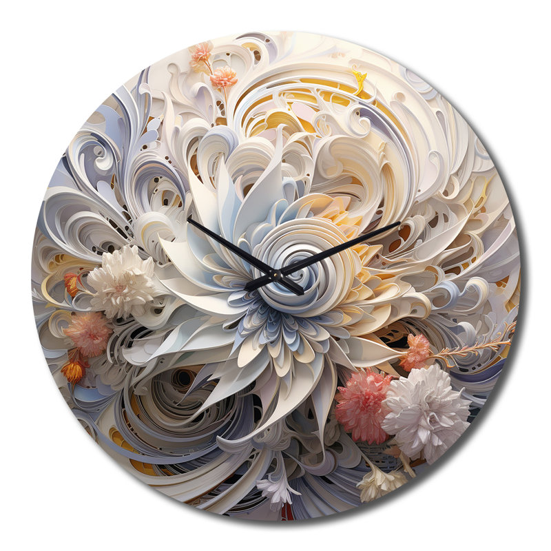 Horloge murale Cosmic Fractal, Grand