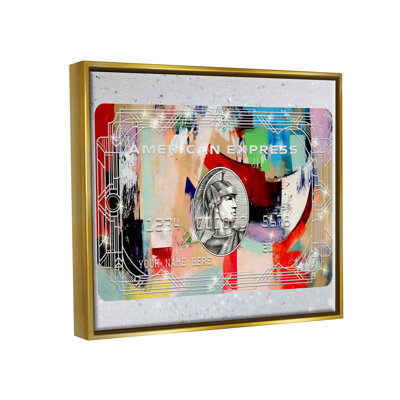«Red Barrel Studio® Glam», carte de crédit sur toile flottante par Ziwei Li