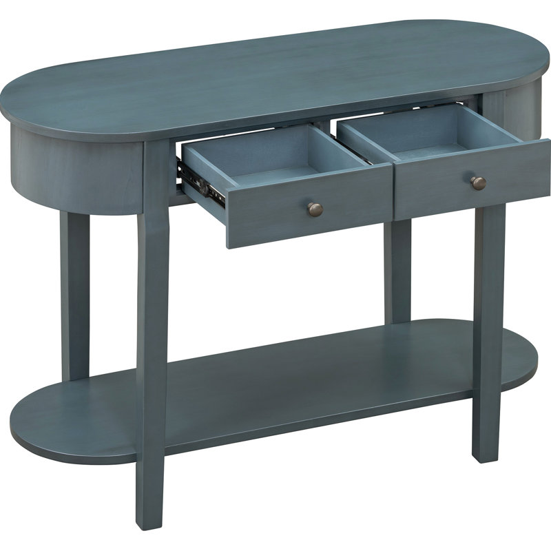 Console Table With Scratch Resistance Surface - Navy Scratch-, Navy