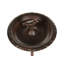 SWALLOW Iron Birdbath