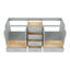 Stafford 72.75'' W Double Bathroom Vanity Base-888409506