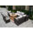 8 - Person Patio Conversation Set with Cushions-87386122-87386123