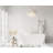 67 Inch Bathtub in Glossy White with Trim-105508676