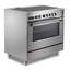 Verona Ultima 36" 5 Burner Single Induction Range Stainless-454852695