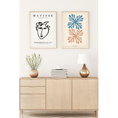 Élégantes peintures décoratives en panneau de fibres à densité moyenne (2 pièces) de 13,8 po x 19,7 po chacune | 100% panneau de fibres à densité moyenne avec une épaisseur de 0,1 pouce, cadre en bois massif à 100% avec une épaisseur de 1,0 pouce | Parfait pour le salon, la chambre à coucher et le bureau