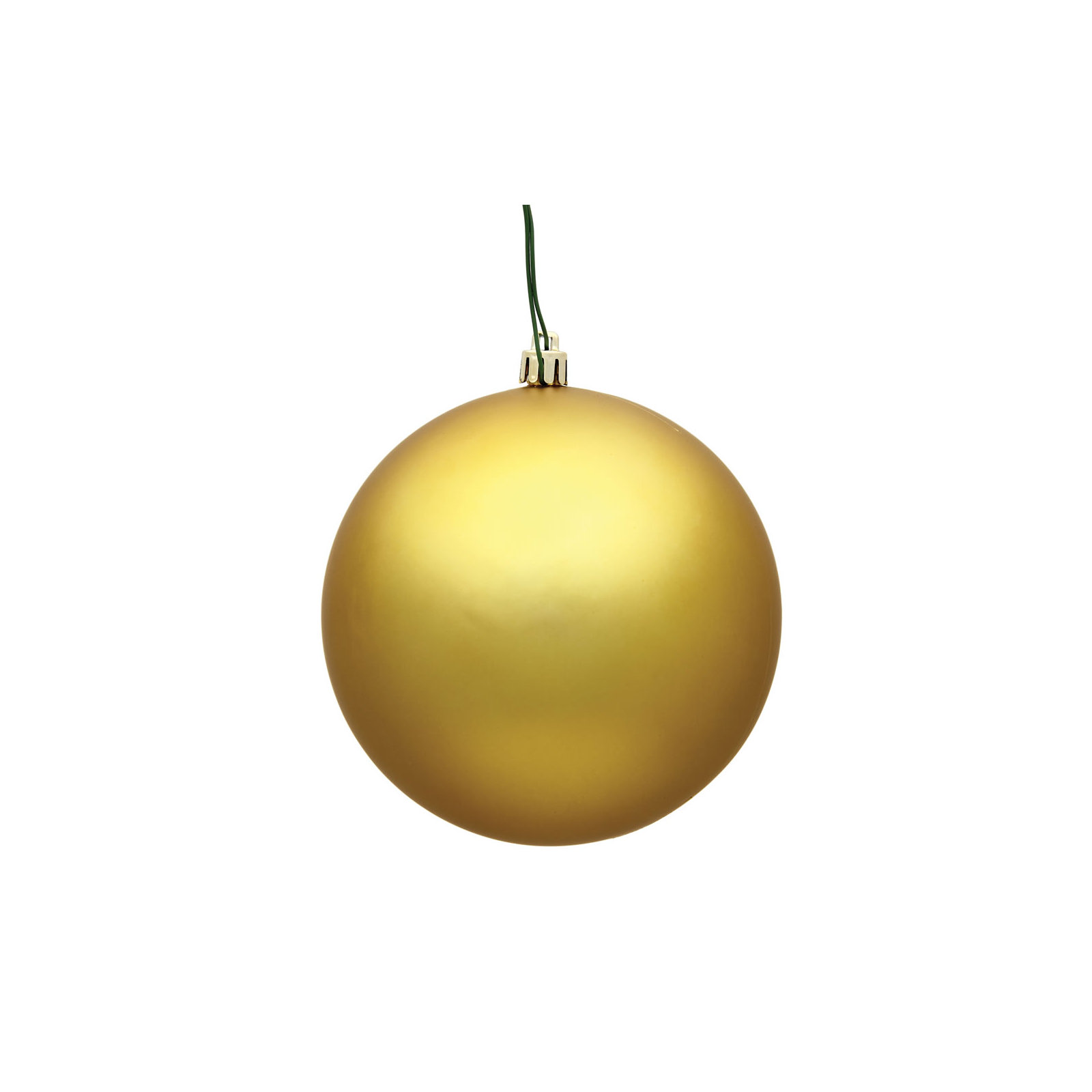 Holiday Solid Ball Ornament, Gold, 15.75" H x 15.75" W x 15.75" D
