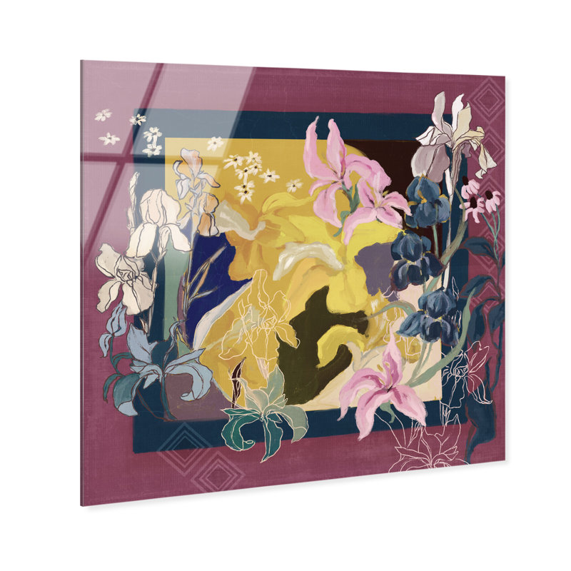 Layered Bloom Print by Oliver Gal, 30"H x 30"W, High-Gloss Acrylic Print
