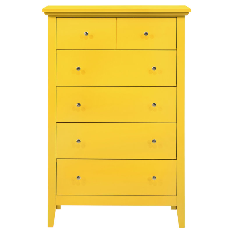 Commode Hammond, jaune, Jaune
