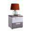 Ambrosino 49cm W Manufactured Wood Bedside Table