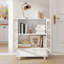 Buffet avec portes en verre doubles et tiroir-130066651