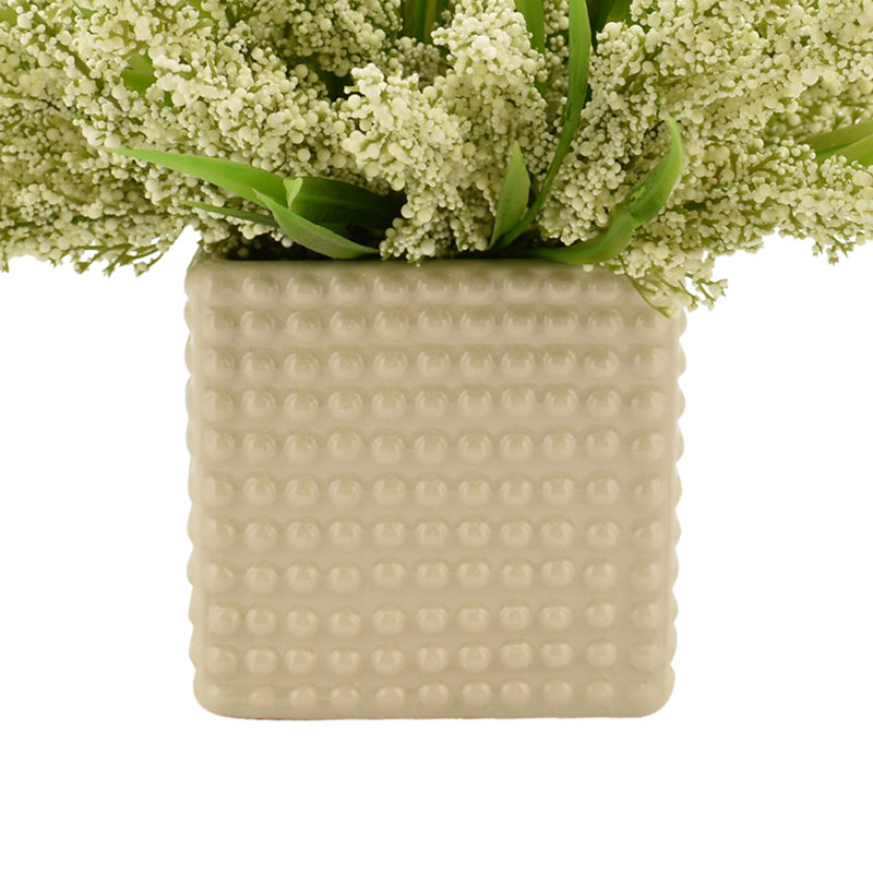 Arrangements floraux et centres de table Heather, Blanc