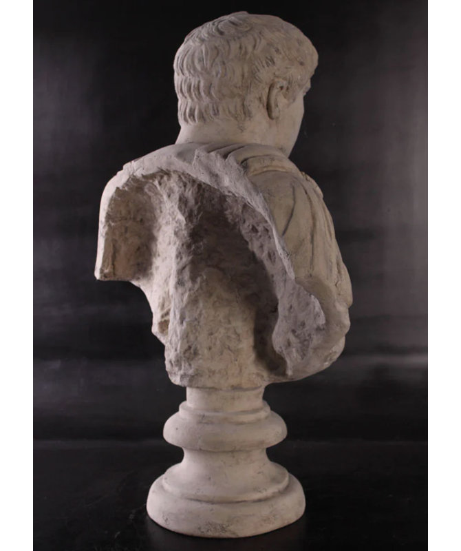 Statue buste de gladiateur grandeur nature