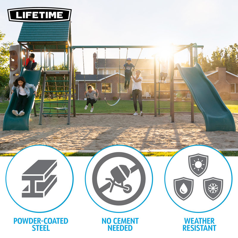 Big Stuff ® Deluxe Swing Set (earthtone)