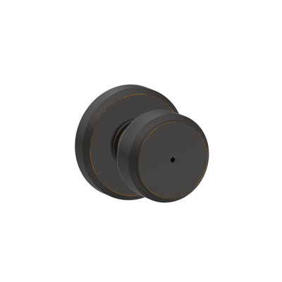 Bowery Privacy Door Knob with Greyson Trim