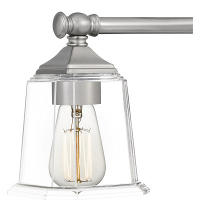 Nicholas 3-Light Brushed Nickel Vanity Light