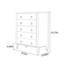 Commode d'appoint 5 tiroirs Modern Light Luxury