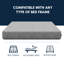 Matelas en mousse viscoélastique rafraîchissante Soothe-53134440-124266157
