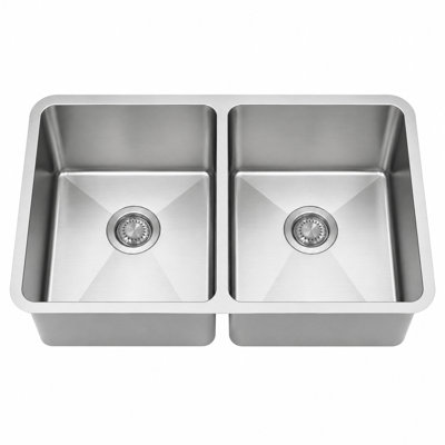 32" Medium Equal Bowl Sink
