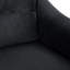 2 velours avec structure stable, convient au canapé de décoration de salon pour les petits espaces, tissu chenille, couleur noire-121095191-121095190-121095192