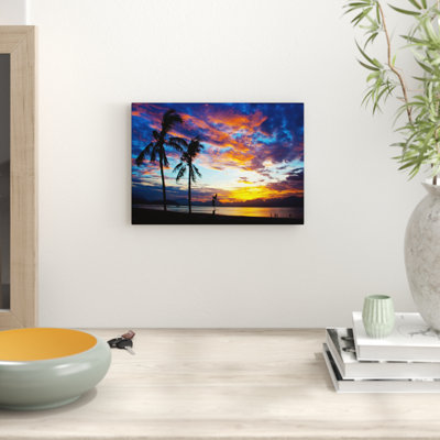 Landscape Beach Sunset - Frameless Print