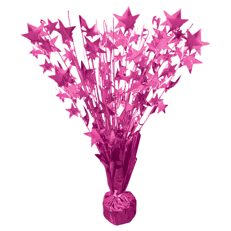 Centre de table en forme de ballon de Noël PMU - décoration de fête parfaite - 15 po / 7,34 cm rose vif / 12