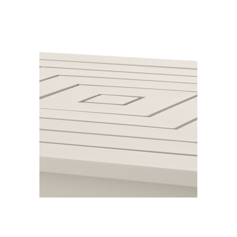 Vistamar Outdoor Coffee Table, Sand, 39.96" W x 39.96" L x 16.93" H