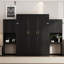 Grand lit escamotable avec bureau, coiffeuse et armoires-218273621