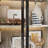 4-Shelf Glass Door Display Case Curio Cabinet With LED Lights