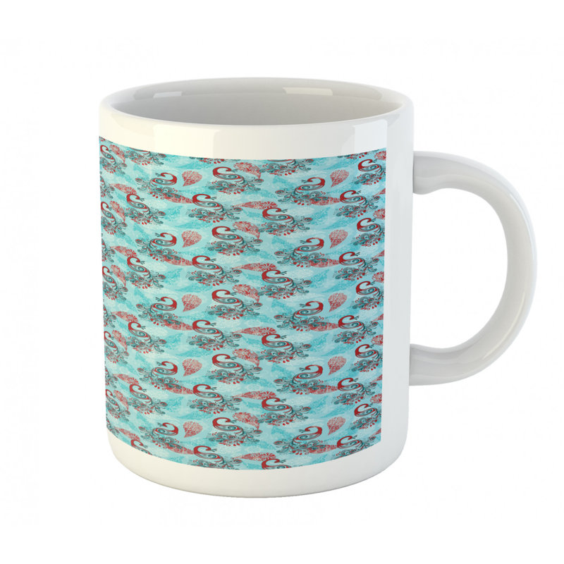 Grande tasse à café peacock
