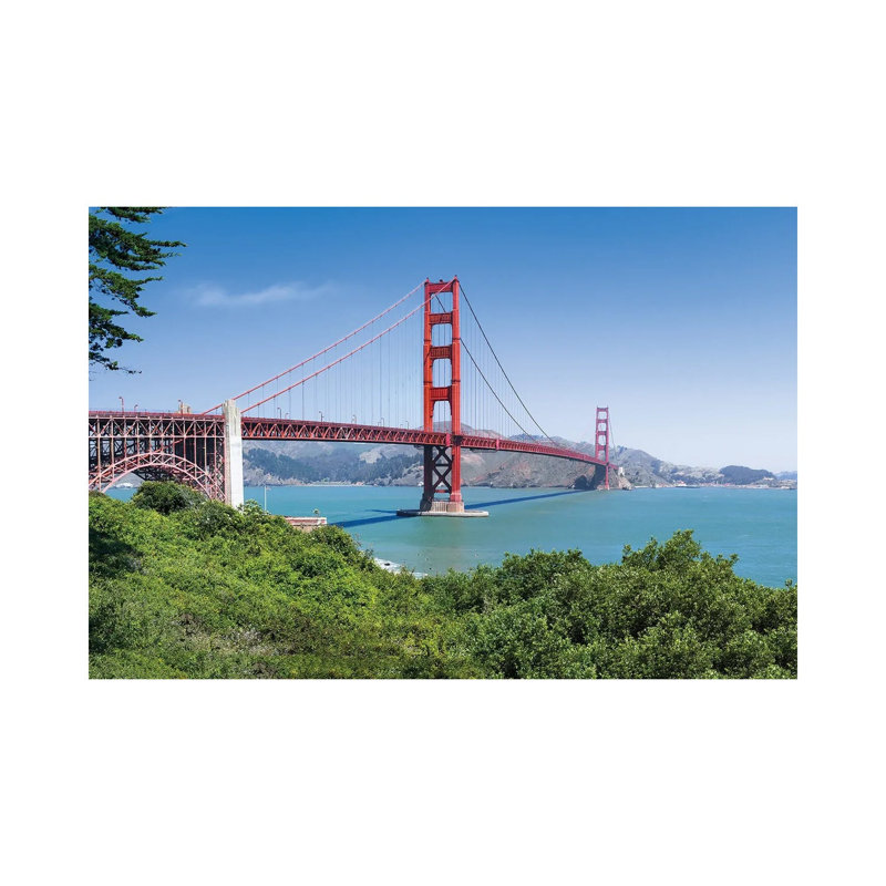 Golden Gate Bridge In San Francisco by Jan Becke - Wrapped Canvas Print, 20.32cm H x 30.48cm W x 1.9cm D