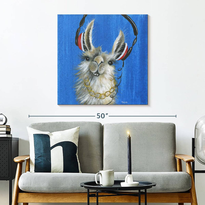 Ketti Llama Jammin', 30" H x 30" W